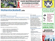 Tablet Screenshot of hohenlockstedt.info